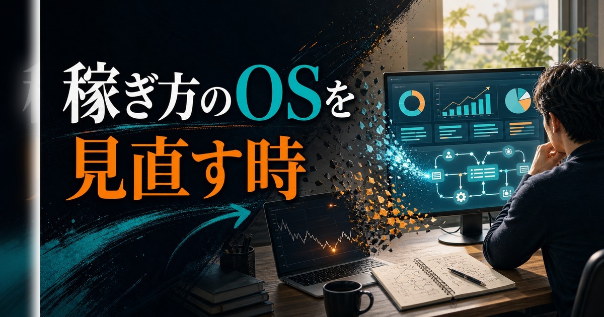 フリーランス3年目、収入が安定しない｜「稼ぎ方のOS」を見直す時期がきた のアイキャッチ画像
