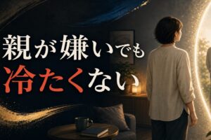 親が嫌いな自分は冷たいのか｜罪悪感と距離感のバランスの取り方 のアイキャッチ画像