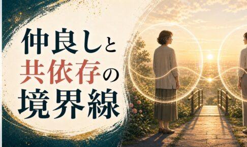 母娘の仲が良すぎる？共依存との見分け方【心理占星術で読み解く】 のアイキャッチ画像