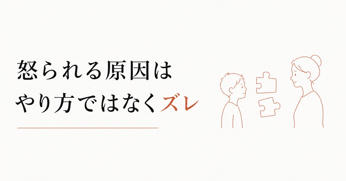 妻に育児で怒られてばかりの父親|「やり方」よりズレの正体を見る のアイキャッチ画像